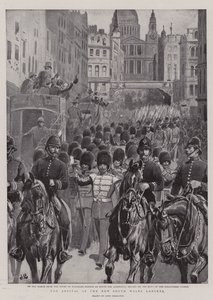 The Arrival of the New South Wales Lancers